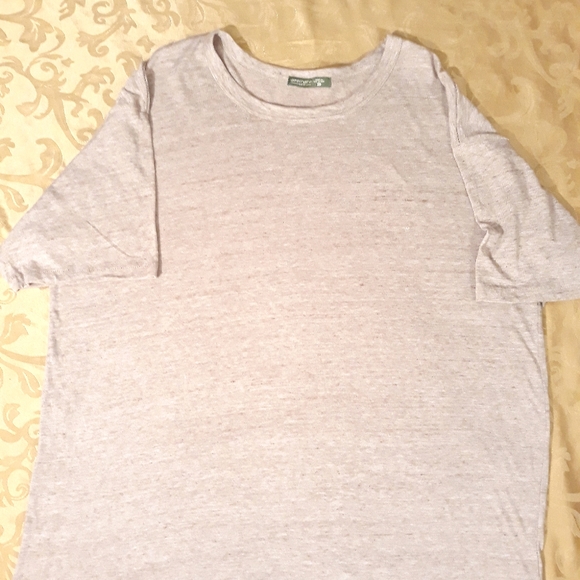 Alternative Earth Tan Crewneck Knit Shirt - Size 3XL Men's Short Sleeve Tee - Picture 5 of 9